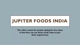 jupiter foods india