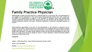 family practice physician