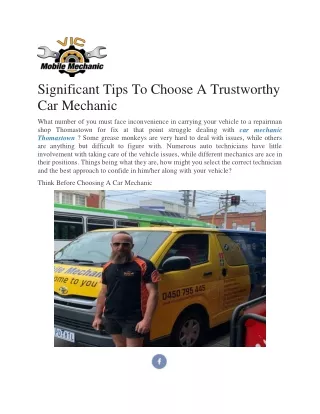 significant tips to choose a trustworthy