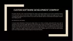 Custom Software Development Company - slide 1