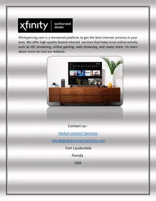 Internet Providers in My Area | Xfinitypricing.com