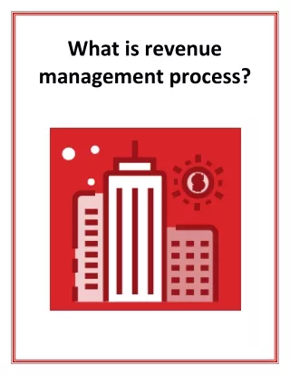 What is revenue management process?