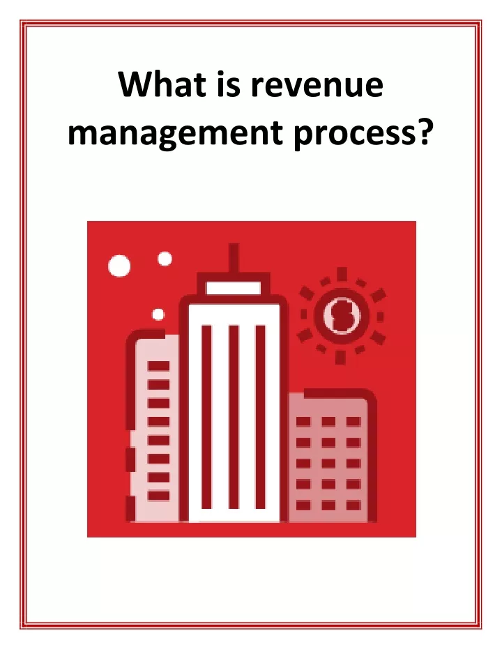 what is revenue management process