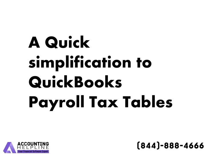 a quick simplification to quickbooks payroll