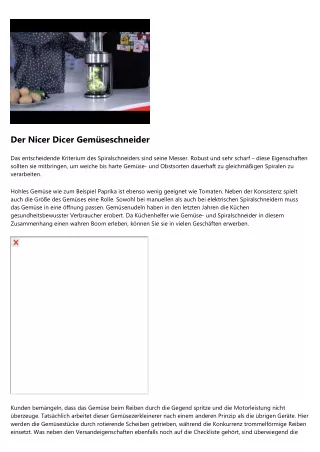 der nicer dicer gem seschneider