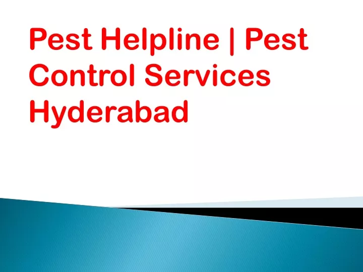 pest helpline pest control services hyderabad