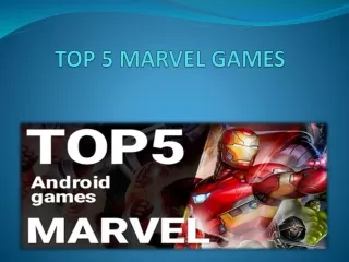 Top 5 Marvel Games