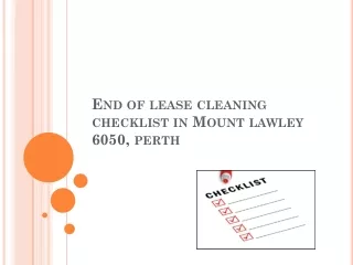 End of lease cleaning in Mount Lawley 6050, Perth