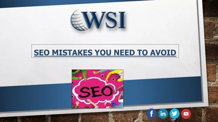 seo mistakes you need to avoid