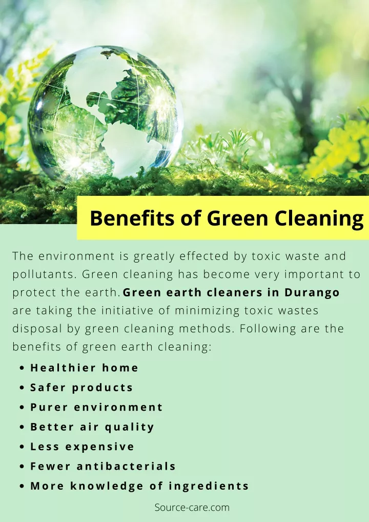 benefits of green cleaning