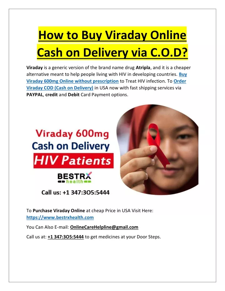how to buy viraday online cash on delivery