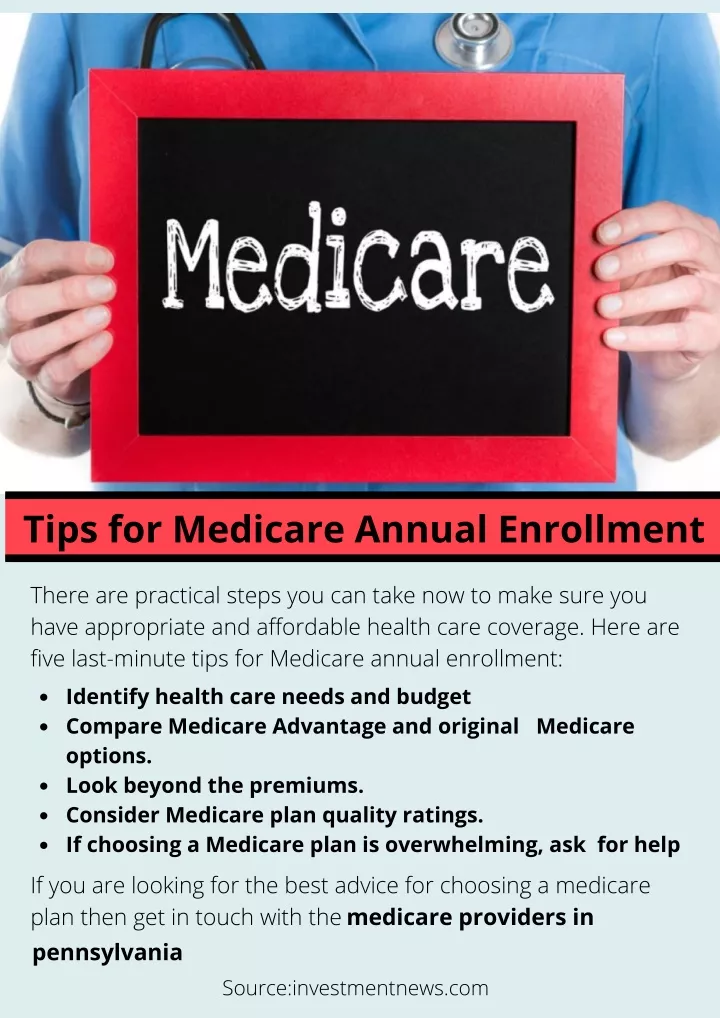 tips for medicare annual enrollment