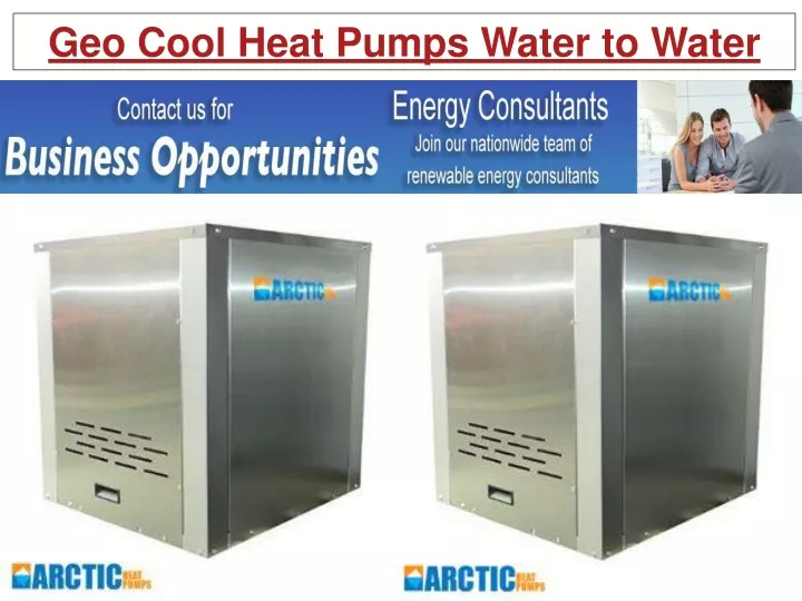geo cool heat pumps water to water