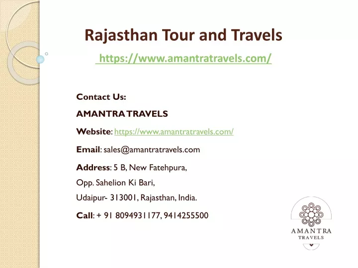 rajasthan tour and travels https www amantratravels com