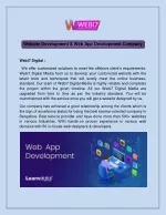 Website Development & Web App Development Company - slide 1