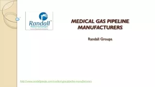 Medical Gas Pipeline Manufacturers Randall Groups (www.randallgroups.com)