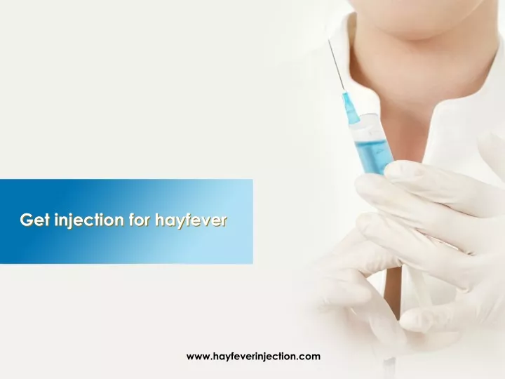 get injection for hayfever