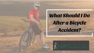 What Should I Do After a Bicycle Accident?