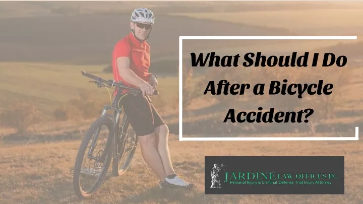 what should i do after a bicycle accident