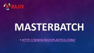 masterbatch