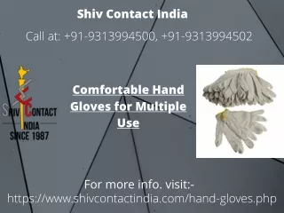 Comfortable Hand Gloves for Multiple Use