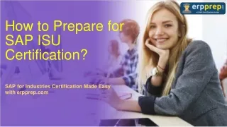 how to prepare for sap isu certification