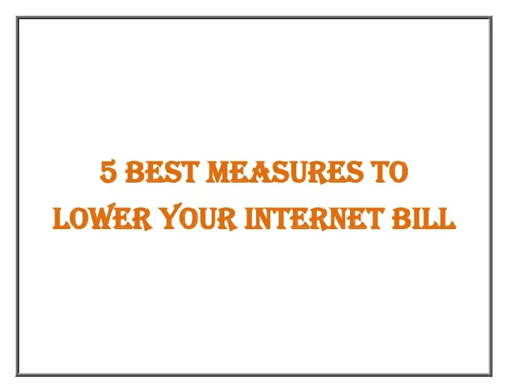 5 best measures to 5 best measures to lower your