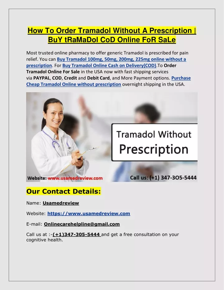 how to order tramadol without a prescription