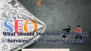 what should you know about seo services