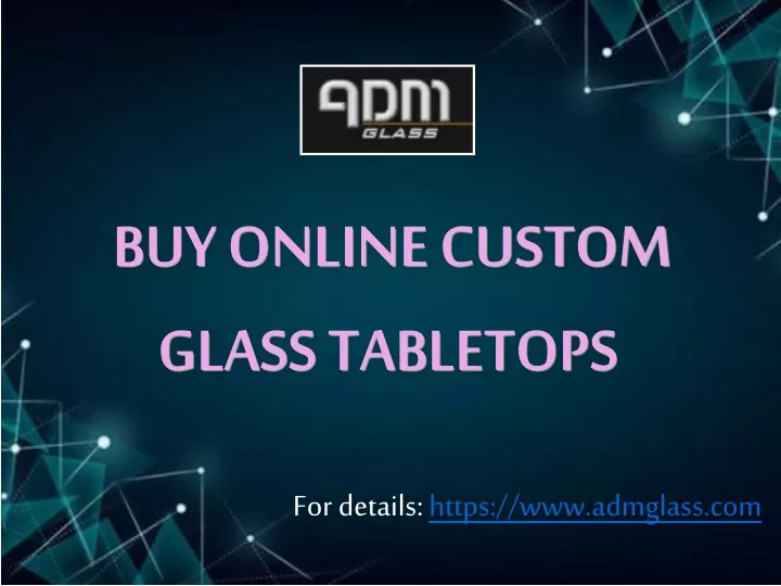 buy online custom glass tabletops