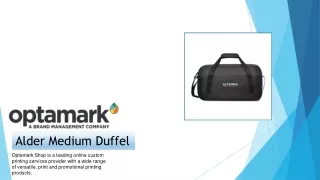alder medium duffel