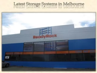 latest storage systems in melbourne