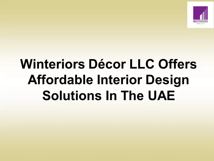 winteriors d cor llc offers affordable interior