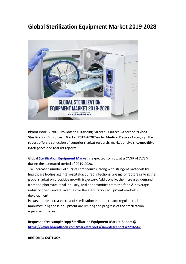global sterilization equipment market 2019 2028