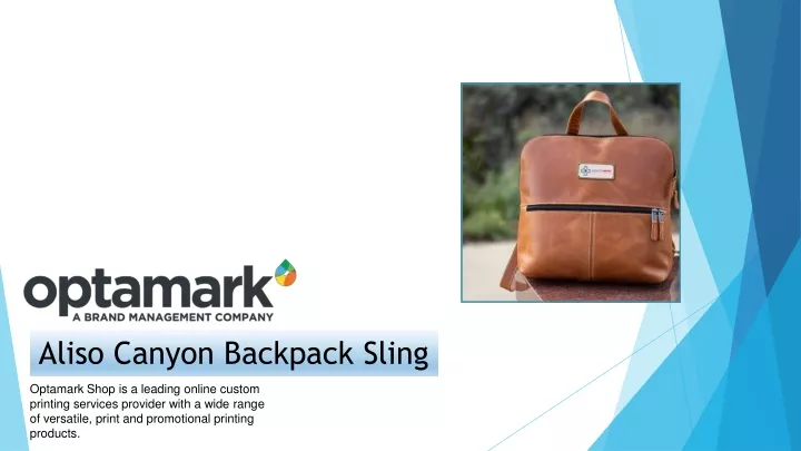 aliso canyon backpack sling