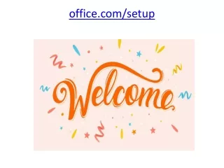 office com setup