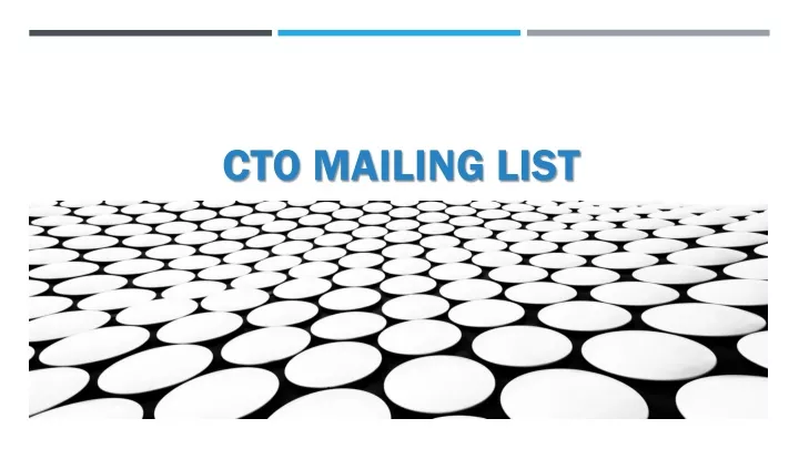 cto mailing list