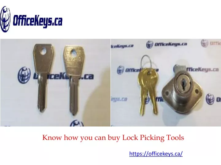 know how you can buy lock picking tools