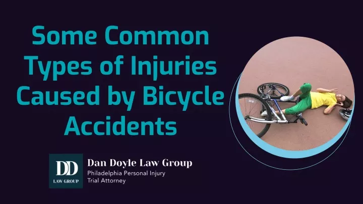 some common types of injuries caused by bicycle