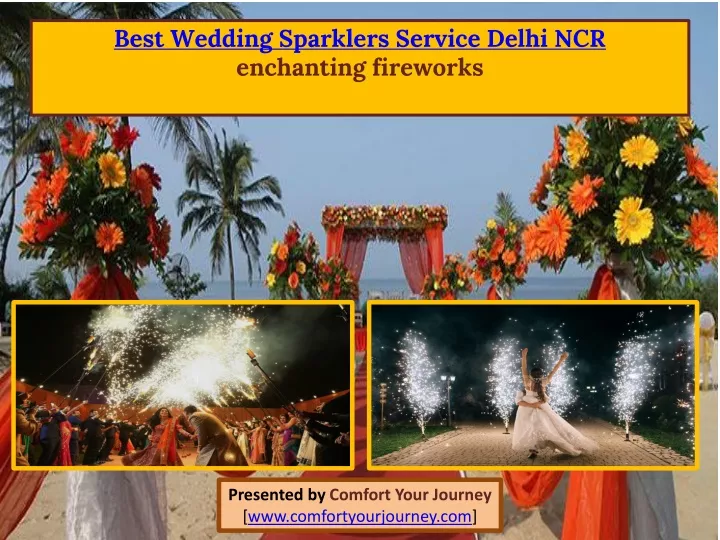 best wedding sparklers service delhi