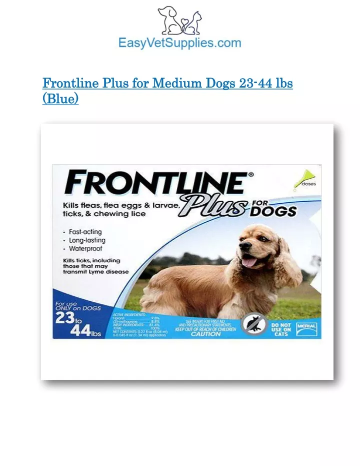 frontline plus for frontline plus for medium blue