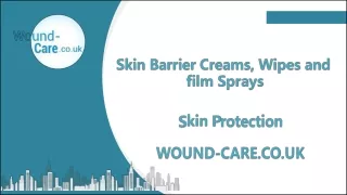 Skin Barrier Creams, Wipes and film Sprays | Wound-Care