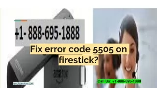 Contact Fire Stick's experts