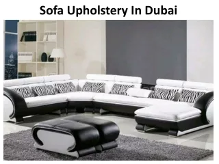 sofa upholstery in dubai