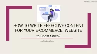 how to write effective content for your e commerce website