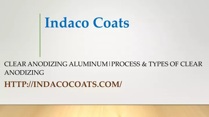 indaco coats