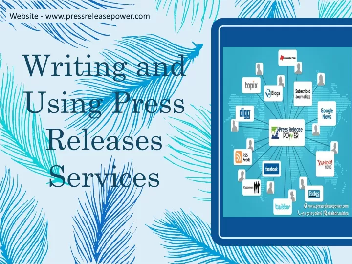 writing and using press releases services
