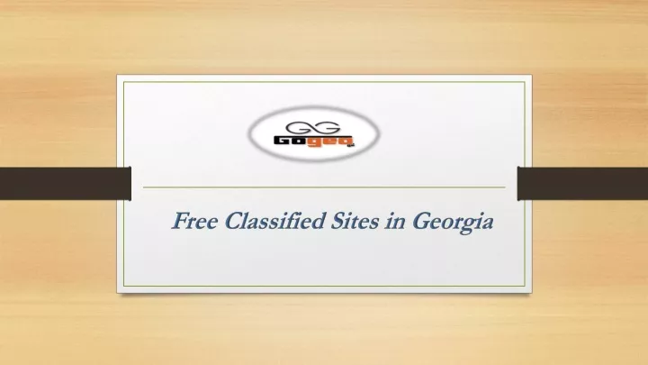free classified sites in georgia