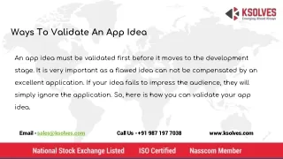 Ways To Validate An App Idea