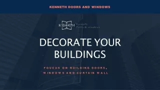 Decorate your buildings